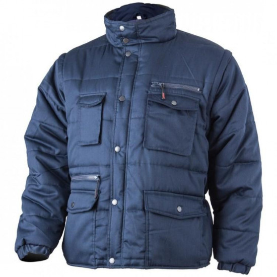 დათბილული ქურთუკი მოხსნადი მკლავით Coverguard POLENA 5PSLB XL ლურჯი ხელსაწყოები, სპეცტანსაცმელი დათბილული ქურთუკი მოხსნადი მკლავით Coverguard POLENA 5PSLB XL ლურჯი ტექნიკური მახასიათებლები:• მწარმოებელი: Coverguard ფიზიკური პარამეტრები:• მასალა: 35% ბამბა, 65% პოლიესტერის ქსოვილი• სიმჭიდროვე: 200 გ დათბილული ქურთუკი მოხსნადი მკლავით Coverguard POLENA 5PSLB XL ლურჯი