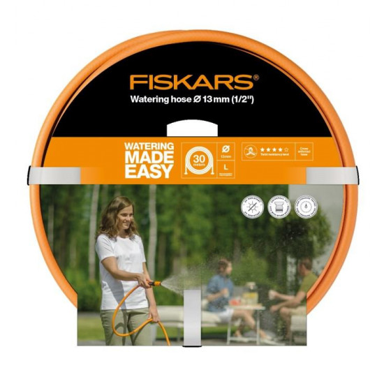 შლანგი Fiskars 1023648 1/2 შლანგი Fiskars 1023648 1-2 Q4 30 მ