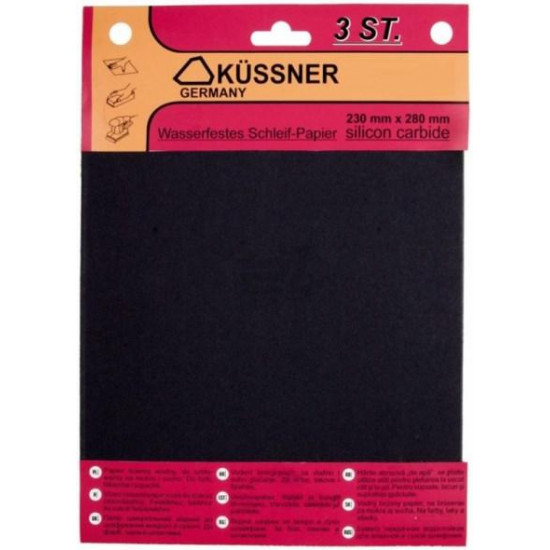 ზუმფარა Kussner 1040-202412 P120 ხელსაწყოები, სამღებრო ინსტრუმენტები ზუმფარა Kussner 1040-202412 P120 განკუთვნილია ლითონის, ხის და პლასტმასის ზედაპირების დასამუშავებლად. ზუმფარა Kussner 1040-202412 P120