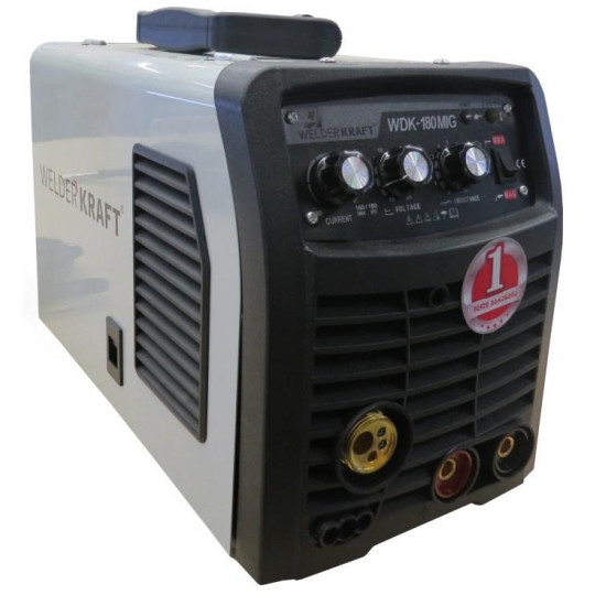 ინვერტორი ნახევრად ავტომატური Welder KRAFT WDK-180A MIG ხელსაწყოები, ელექტრო ინსტრუმენტები ინვერტორი ნახევრად ავტომატური Welder KRAFT WDK-180A MIG ტექნიკური მახასიათებლები:• ტიპი: ინვერტორი• შესადუღებელი დენი: 180 A დამატებითი მახასიათებლები:• MMA: 60%-180A/27. ინვერტორი ნახევრად ავტომატური Welder KRAFT WDK-180A MIG
