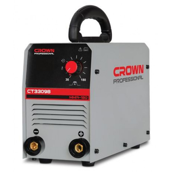 შესადუღებელი აპარატი Crown CT33098 140A ხელსაწყოები, ელექტრო ინსტრუმენტები შესადუღებელი აპარატი Crown CT33098 140A ტექნიკური მახასიათებლები:• მწარმოებელი: Crown• შესადუღებელი დენი: 140 A (30-140 A) დამატებითი მახასიათებლები: • ნომინალური ძაბვა: 160-265 V• ნომინალური შესადუღებელი სიმძლავრე: 6. შესადუღებელი აპარატი Crown CT33098 140A