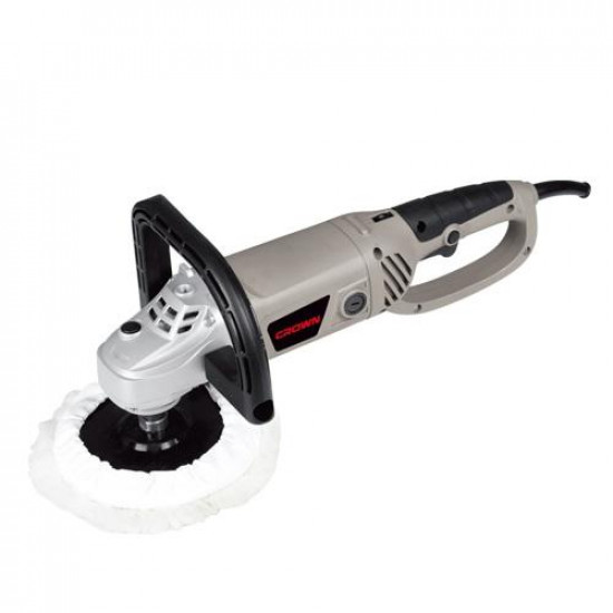 საპრიალებელი მანქანა Crown CT13323 1300W ხელსაწყოები, ელექტრო ინსტრუმენტები საპრიალებელი მანქანა Crown CT13323 1300W Crown CT13323-ს გააჩნია დისკური რეგულატორი ბრუნვის სიხშირის კონტროლისთვის. საპრიალებელი მანქანა Crown CT13323 1300W