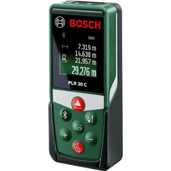 ლაზერული მანძილის საზომი Bosch PLR 30 C ხელსაწყოები, ელექტრო ინსტრუმენტები ლაზერული მანძილის საზომი Bosch PLR 30 C Bosch PLR 30 C გაგიმარტივებთ მანძილის გაზომვის პროცესს. ლაზერული მანძილის საზომი Bosch PLR 30 C