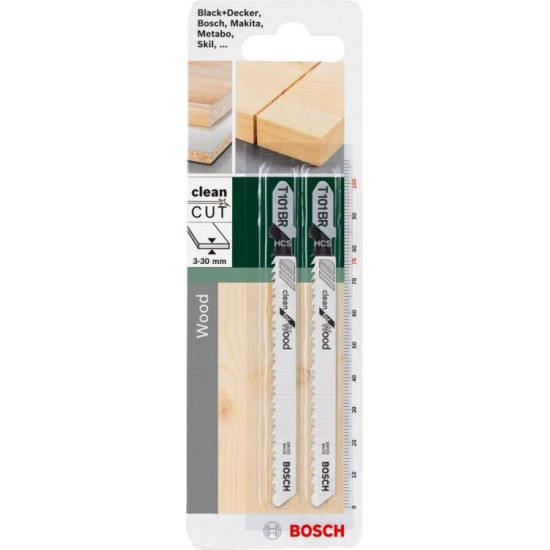 პირი ბეწვახერხის ხისთვის Bosch T 101 BR 100 მმ 2 ც (2609256724) ხელსაწყოები, ინსტრუმენტების მასალები პირი ბეწვახერხის ხისთვის Bosch T 101 BR 100 მმ 2 ც (2609256724) ტექნიკური მახასიათებლები: • მწარმოებელი: Bosch• სიგრძე საერთო/სამუშაო: 100/76 მმ დამატებითი მახასიათებლები:• კბილანების ბიჯი: 2. პირი ბეწვახერხის ხისთვის Bosch T 101 BR 100 მმ 2 ც (2609256724)