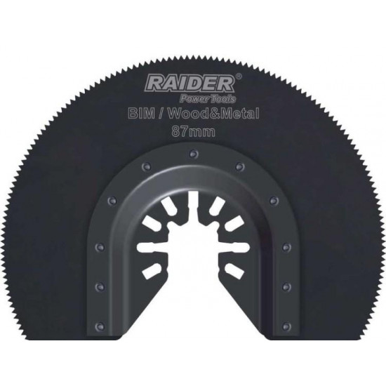 საცმი მულტიფუნქციური ინსტრუმენტისთვის Raider BIM 155604 87 მმ ხელსაწყოები, ინსტრუმენტების მასალები საცმი მულტიფუნქციური ინსტრუმენტისთვის Raider BIM 155604 87 მმ ეს საცმი განკუთვნილია ხისთვის, ლითონისთვის, პლასტმასისთვის. საცმი მულტიფუნქციური ინსტრუმენტისთვის Raider BIM 155604 87 მმ