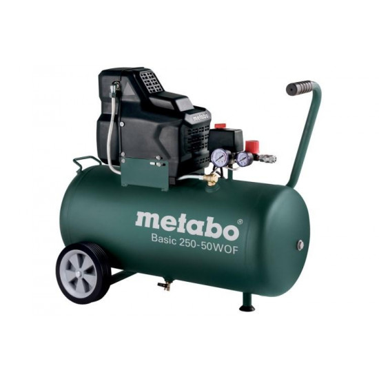 კომპრესორი Metabo BASIC 250-50 W OF 1500W (601535000) ხელსაწყოები, ელექტრო ინსტრუმენტები კომპრესორი Metabo BASIC 250-50 W OF 1500W (601535000) ეს არის უზეთო დგუშის კომპრესორი რომელიც განკუთვნილია პროფესიონალური გამოყენებისთვის. კომპრესორი Metabo BASIC 250-50 W OF 1500W (601535000)