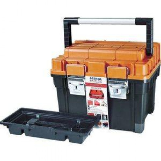 ყუთი ინსტრუმენტებისთვის Patrol HD Compact 1 Orange 450x350x350 მმ (SKRC1HDPOMPG001) ხელსაწყოები, სამშენებლო მოწყობილობები ყუთი ინსტრუმენტებისთვის Patrol HD Compact 1 Orange 450x350x350 მმ (SKRC1HDPOMPG001) ეს არის ყუთი, რომელიც გამოიყენება ინსტრუმენტების შესანახად და გადასატანად. ყუთი ინსტრუმენტებისთვის Patrol HD Compact 1 Orange 450x350x350 მმ (SKRC1HDPOMPG001)