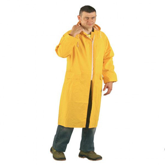 საწვიმარი ლაბადა Coverguard PVC 50311 L ყვითელი ხელსაწყოები, სპეცტანსაცმელი საწვიმარი ლაბადა Coverguard PVC 50311 L ყვითელი ტექნიკური მახასიათებლები:• მწარმოებელი: Coverguard ფიზიკური პარამეტრები:• მასალა: პოლიესტერი, PVC • სიგრძე: 120 სმ• სისქე: 0,32 მმ• ზომა: L საწვიმარი ლაბადა Coverguard PVC 50311 L ყვითელი