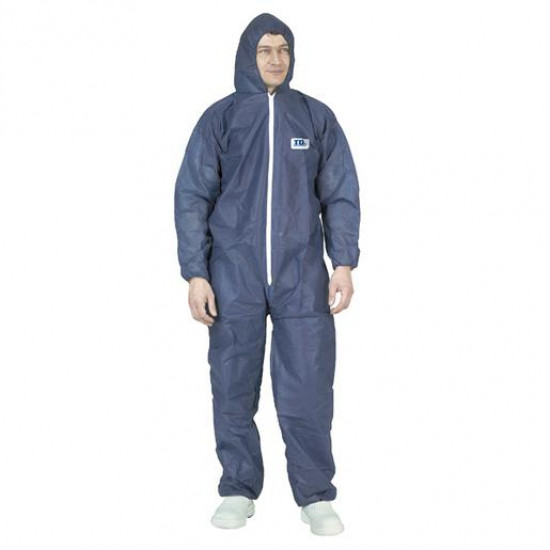 მტვრის კომბინიზონი ლურჯი TD PROFFESIONAL XL ხელსაწყოები, სპეცტანსაცმელი მტვრის კომბინიზონი ლურჯი TD PROFFESIONAL XL ეს არის პოლიპროპილენის ერთჯერადი კომბინიზონი რომელიც დაგიცავთ მტვრისგან სამუშაოების შესრულების დროს. მტვრის კომბინიზონი ლურჯი TD PROFFESIONAL XL