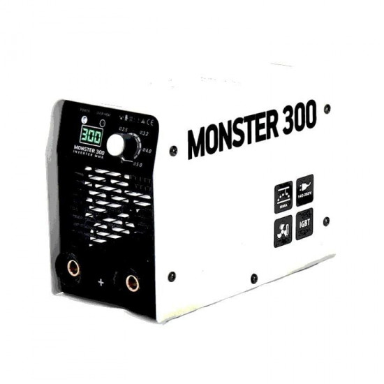 შესადუღებელი ინვერტორი Monster MS-300A MMA ხელსაწყოები, ელექტრო ინსტრუმენტები ტექნიკური მახასიათებლები:• მწარმოებელი: Monster• შესადუღებელი დენი: 300 A დამატებითი მახასიათებლები: • 60%-300A, 80%-255A, 100%-210A• 20A/20. შესადუღებელი ინვერტორი Monster MS-300A MMA