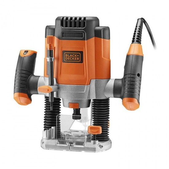 ფრეზერი Black+Decker KW1200EKA-QS 1200W ხელსაწყოები, ელექტრო ინსტრუმენტები Black+Decker KW1200EKA-QS არის მაღალტექნოლოგიური და ფუნქციონალური ინსტრუმენტი. ფრეზერი Black plusDecker KW1200EKA-QS 1200W