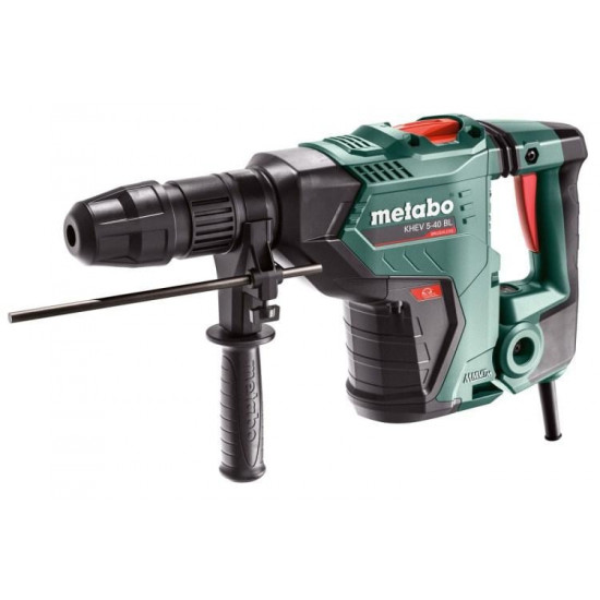 პერფორატორი Metabo KHEV 5-40 BL 1100W (600765500) ხელსაწყოები, ელექტრო ინსტრუმენტები ბურღვის მაღალი სიჩქარე და მტვრევის მაღალი წარმოებადობა მიიღწევა უნახშირო ძრავის, რომელიც არ საჭიროებს მომსახურებას და მძლავრი დარტყმითი მექანიზმის წყალობით. პერფორატორი Metabo KHEV 5-40 BL 1100W (600765500)