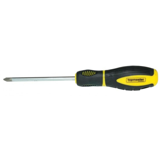 სახრახნისი Topmaster 221579 PH0 4x150 მმ ხელსაწყოები, ხელის ინსტრუმენტები Topmaster იკავებს მოწინავე პოზიციებს ხელის და პნევმატური ინსტრუმენტების ბაზარზე. სახრახნისი Topmaster 221579 PH0 4x150 მმ