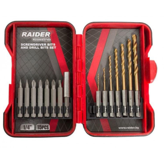 ნაკრები ექვსწახნაგა ბურღების და ბიტების Raider 157795 15 ც ხელსაწყოები, ინსტრუმენტების მასალები ნაკრები ექვსწახნაგა ბურღების და ბიტების Raider 157795 15 ც ტექნიკური მახასიათებლები:• მწარმოებელი: Raider კომპლექტაცია:• ექვსწახნაგა ბურღი: 1. ნაკრები ექვსწახნაგა ბურღების და ბიტების Raider 157795 15 ც