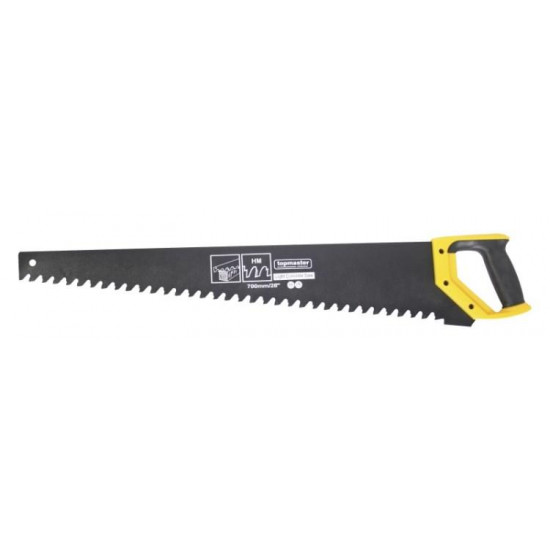 ხერხი გაზობეტონის Topmaster 379902 700 მმ ხელსაწყოები, ხელის ინსტრუმენტები ხერხი გაზობეტონის Topmaster 379902 700 მმ ტექნიკური მახასიათებლები:• მწარმოებელი: Topmaster• მოდელი: 379902 ფიზიკური პარამეტრები:• სიგრძე: 700 მმ ხერხი გაზობეტონის Topmaster 379902 700 მმ