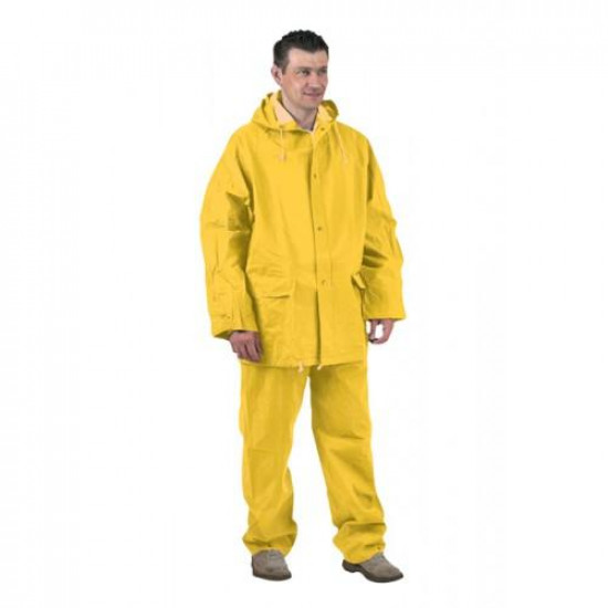 საწვიმარი Coverguard 50214 XXXL ყვითელი (ზედა ქვედა) ხელსაწყოები, სპეცტანსაცმელი საწვიმარი Coverguard 50214 XXXL ყვითელი (ზედა ქვედა) ტექნიკური მახასიათებლები:• მწარმოებელი: Coverguard ფიზიკური პარამეტრები:• მასალა: პოლიესტერი, PVC • სიგრძე: 85 სმ• სისქე: 0,32 მმ• ზომა: XXXL საწვიმარი Coverguard 50214 XXXL ყვითელი (ზედა ქვედა)