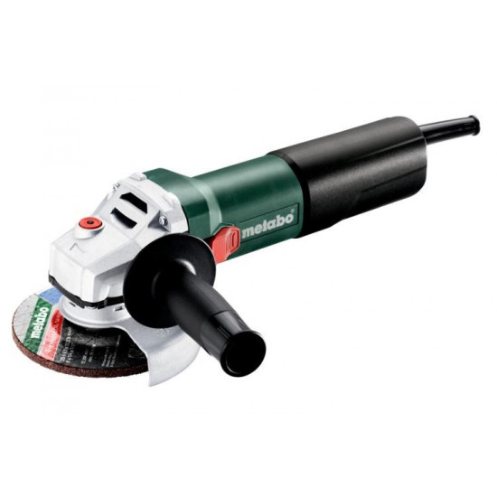 კუთხის სახეხი მანქანა Metabo WEQ 1400-125 1400W (600347000) ხელსაწყოები, ელექტრო ინსტრუმენტები ელექტრონიკა Constamatic (C): სამუშაოს სწრაფი შესრულება დატვირთვისას თითქმის უცვლელი ბრუნვის სიხშირის შენარჩუნების წყალობით. კუთხის სახეხი მანქანა Metabo WEQ 1400-125 1400W (600347000)