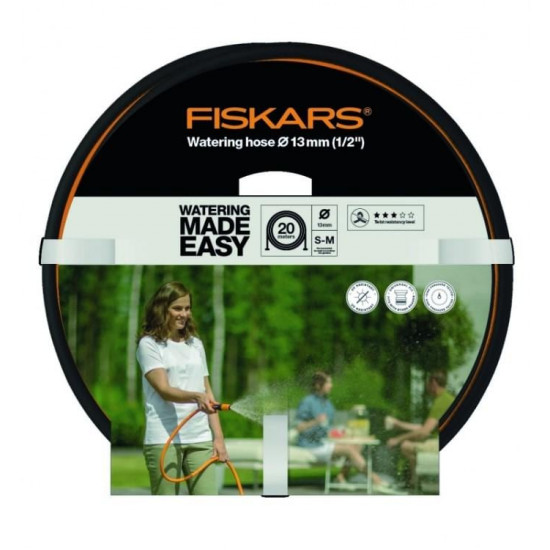 შლანგი Fiskars 1023645 1/2 შლანგი Fiskars 1023645 1-2 Q3 20 მ