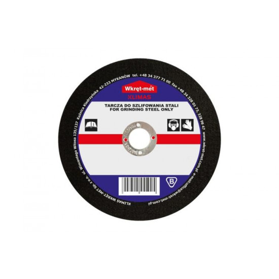 სახეხი რგოლი Wkret-met TSS-23068(X5) 230x6.8x22 მმ ხელსაწყოები, ინსტრუმენტების მასალები Wkret-met TSS-23068(X5) არის მომატებული სისქის და ოპტიმალური შემადგენლობის დისკი, გამოიყენება ფოლადის გასახეხად, განსაკუთრებით ძველი შენადუღი ნაკერებისთვის. სახეხი რგოლი Wkret-met TSS-23068(X5) 230x6.8x22 მმ