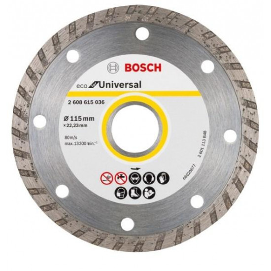 ალმასის დისკი Bosch ECO Universal Turbo 115x22.23 მმ ხელსაწყოები, ინსტრუმენტების მასალები body{margin:0;padding:8px;overflow:auto;width:100%;height:100%;} p{line-height:1. ალმასის დისკი Bosch ECO Universal Turbo 115x22.23 მმ