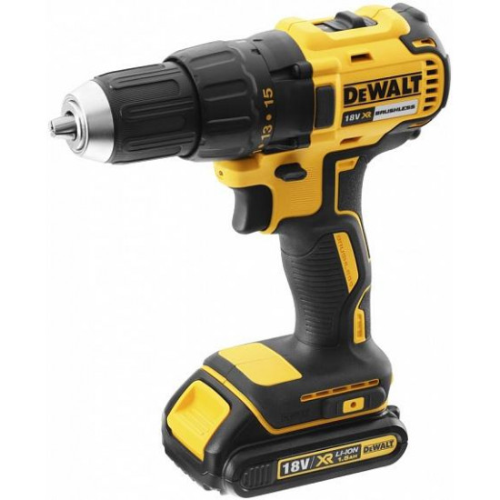 აკუმულატორის დრელი-სახრახნისი DeWalt DCD777S2T-QW 18V ხელსაწყოები, ელექტრო ინსტრუმენტები აკუმულატორის დრელი-სახრახნისი DeWalt DCD777S2T-QW 18V ეს არის უნივერსალური გამოყენების მსუბუქი და კომპაქტური დრელი-სახრახნისი. აკუმულატორის დრელი-სახრახნისი DeWalt DCD777S2T-QW 18V
