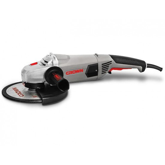 კუთხის სახეხი მანქანა Crown CT13489-230 2600W ხელსაწყოები, ელექტრო ინსტრუმენტები კუთხის სახეხი მანქანა Crown CT13489-230 2600W ეს არის მძლავრი კუთხის სახეხი მანქანა შპინდელის ბლოკირებით და რბილი რეზინის სახელურით. კუთხის სახეხი მანქანა Crown CT13489-230 2600W