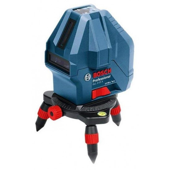 ლაზერული ნიველირი Bosch GLL 3-15 X Professional (0601063M00) ხელსაწყოები, ელექტრო ინსტრუმენტები Bosch GLL 3-15 X Professiona განკუთვნილია მარტივი სამონტაჟო სამუშაოებისთვის. ლაზერული ნიველირი Bosch GLL 3-15 X Professional (0601063M00)