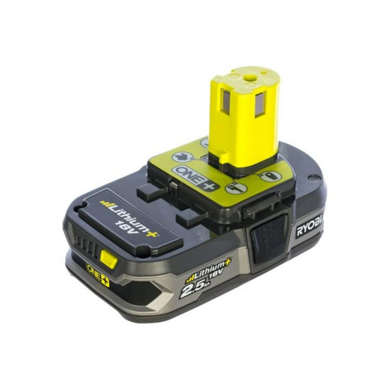 აკუმულატორი Ryobi ONE+ RB18L25 18V 2.5 Ah ხელსაწყოები, ელექტრო ინსტრუმენტები მძლავრი აკუმულატორი High Energy ONE+ Ryobi RB18L25 18V/2. აკუმულატორი Ryobi ONE plus RB18L25 18V 2.5 Ah