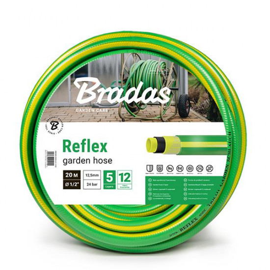 შლანგი მოსარწყავი BRADAS REFLEX 3/4 შლანგი მოსარწყავი BRADAS REFLEX 3-4 25 მ WFR3-425