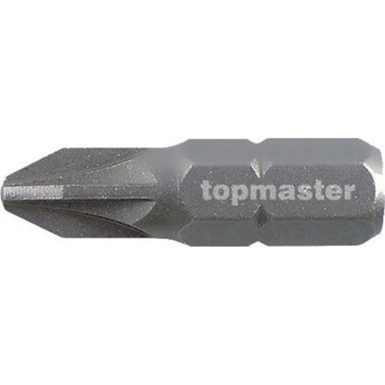 ბიტა Topmaster 338706 PZ3 25 მმ 2 ც ხელსაწყოები, ინსტრუმენტების მასალები ტექნიკური მახასიათებლები:• მწარმოებელი: Topmaster• ბიტის ტიპი: PZ3 კომპლექტაცია:• ბიტა Topmaster 338706 PZ3 25 მმ 2 ც ფიზიკური პარამეტრები: • სიგრძე: 25 მმ• მასალა: SVCM ფოლადი ბიტა Topmaster 338706 PZ3 25 მმ 2 ც