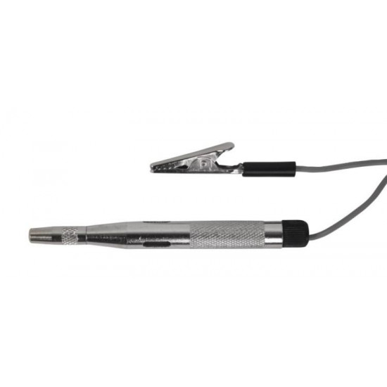 ავტომობილის ძაბვის ტესტერი Topmaster 339901 6-24V ხელსაწყოები, ხელის ინსტრუმენტები ავტომობილის ძაბვის ტესტერი Topmaster 339901 6-24V ტექნიკური მახასიათებლები:• მწარმოებელი: Topmaster• ძაბვის გაზომვა: 6-24 V ავტომობილის ძაბვის ტესტერი Topmaster 339901 6-24V