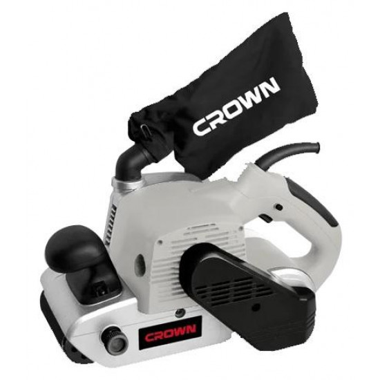 ლენტის სახეხი მანქანა Crown CT13200 1200W ხელსაწყოები, ელექტრო ინსტრუმენტები 1200W-იანი ძრავი შემუშავებული სპეციალურად სწრაფი, აგრესიული გახეხვისთვის. ლენტის სახეხი მანქანა Crown CT13200 1200W