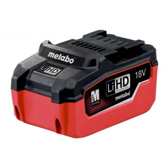 აკუმულატორი სახრახნისის Metabo LiHD 5.5Ah 18V (625342000) ხელსაწყოები, ელექტრო ინსტრუმენტები აკუმულატორი სახრახნისის Metabo LiHD 5. აკუმულატორი სახრახნისის Metabo LiHD 5.5Ah 18V (625342000)
