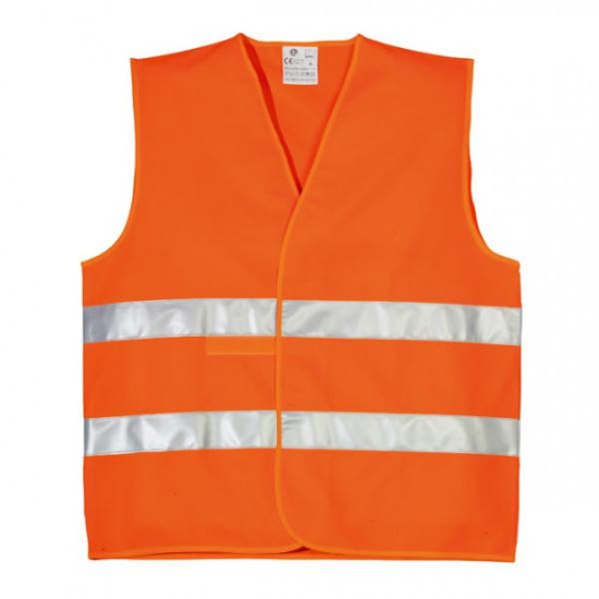 ჟილეტი შუქამრეკლით Coverguard 70233 XXL ნარინჯისფერი ხელსაწყოები, სპეცტანსაცმელი ჟილეტი შუქამრეკლით Coverguard 70233 XXL ნარინჯისფერი ჟილეტს აქვს ორი შუქამრეკლი უსაფრთხოების ზოლი, რომლის მეშვეობითაც მარტივდება თქვენი დანახვა დღის ბნელ მონაკვეთში. ჟილეტი შუქამრეკლით Coverguard 70233 XXL ნარინჯისფერი