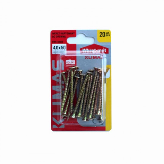 ავეჯის თვითმჭრელი Wkret-met BWK-40050 20ც. ხელსაწყოები, სამაგრები ეს თვითმჭრელები განკუთვნილია სპეციალურად ხის ავეჯისთვის. ავეჯის თვითმჭრელი Wkret-met BWK-40050 20ც.