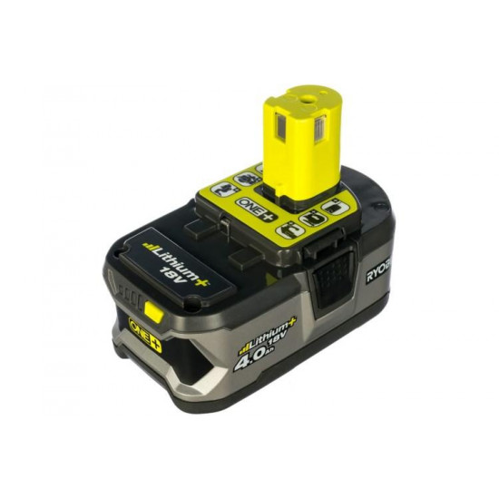 აკუმულატორი Ryobi ONE+ RB18L40 18V 4.0 Ah ხელსაწყოები, ელექტრო ინსტრუმენტები მძლავრი აკუმულატორი High Energy ONE+ Ryobi RB18L40 18V/4. აკუმულატორი Ryobi ONE plus RB18L40 18V 4.0 Ah