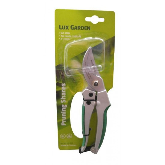 სეკატორი Lux Garden LG-001 ხელსაწყოები, ბაღის ინსტრუმენტები Lux Garden LG-001 არის ბაღის სეკატორი, გააჩნია მოცურების საწინააღმდეგო სახელური და ზამბარიანი მექანიზმი. სეკატორი Lux Garden LG-001