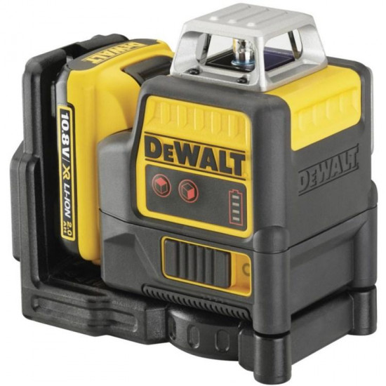 ლაზერული ნიველირი DeWalt DCE0811D1R-QW 10.8V ხელსაწყოები, ელექტრო ინსტრუმენტები DeWalt DCE0811D1R-QW გამოიყენება მშენებლობისას და რემონტის დროს ზედაპირის სისწორის შესამოწმებლად. ლაზერული ნიველირი DeWalt DCE0811D1R-QW 10.8V
