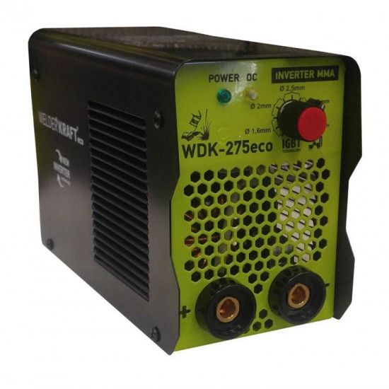 შესადუღებელი ინვერტორი Welder Kraft WDK-275eco ხელსაწყოები, ელექტრო ინსტრუმენტები Welder Kraft WDK-275eco არის შესადუღებელი ინვერტორი, თავსებადი ელექტროდები 1. შესადუღებელი ინვერტორი Welder Kraft WDK-275eco