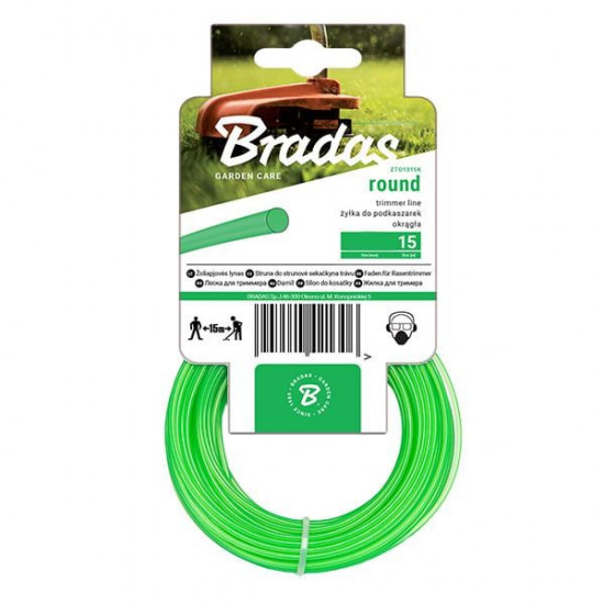 ძუა ტრიმერისთვის Bradas ZTO2715K 2.7 მმ 15 მ ხელსაწყოები, ბაღის ინსტრუმენტები Bradas არის ერთ-ერთი უმსხვილესი კომპანია ევროპაში შლანგების, ფიტინგების, ბაღის მოვლის ინსტრუმენტების წარმოებაში. ძუა ტრიმერისთვის Bradas ZTO2715K 2.7 მმ 15 მ