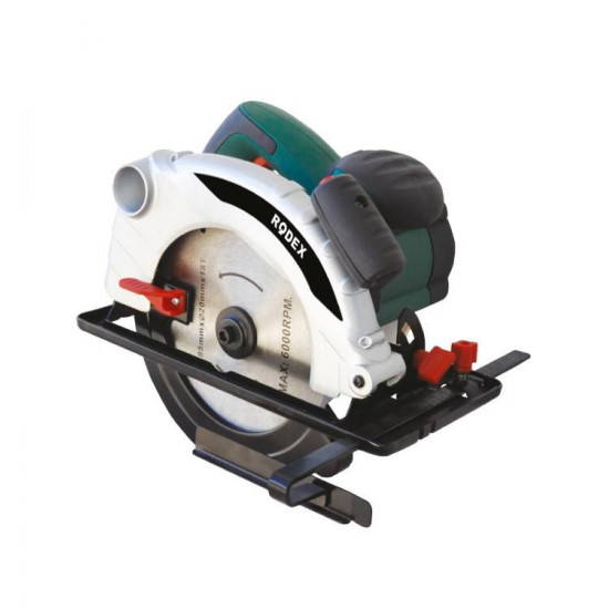 ცირკულარული ხერხი Rodex RDX382 1300W ხელსაწყოები, ელექტრო ინსტრუმენტები Rodex RDX382 გამოირჩევა ერგონომიული დიზაინით და მაღალი წარმოებადობით, მეტი სიზუსტისთვის ინსტრუმენტს გააჩნია ლაზერი. ცირკულარული ხერხი Rodex RDX382 1300W