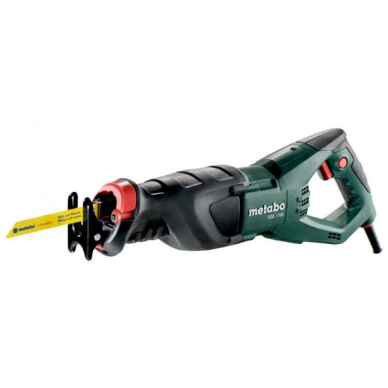 ელექტროხერხი Metabo SSE 1100 1100W (606177500) ხელსაწყოები, ელექტრო ინსტრუმენტები ელექტროხერხი Metabo SSE 1100 1100W (606177500) ეს არის მოსახერხებელი ხერხი რეზინით დაფარული სახელურით, სახერხი პირი მბრუნავია 180°-ით. ელექტროხერხი Metabo SSE 1100 1100W (606177500)