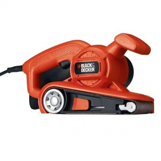 ლენტის სახეხი მანქანა Black+Decker KA86-QS 720W ხელსაწყოები, ელექტრო ინსტრუმენტები Black+Decker KA86-QS განკუთვნილია დიდი ფართობის დასამუშავებლად. ლენტის სახეხი მანქანა Black plusDecker KA86-QS 720W