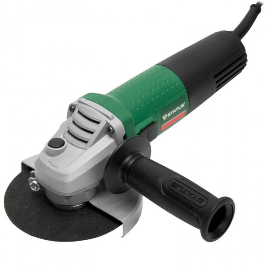 კუთხის სახეხი მანქანა Status SH125F 800W ხელსაწყოები, ელექტრო ინსტრუმენტები Status SH125F-ს გააჩნია რედუქტორის ალუმინის კორპუსი, შპინდელის ფიქსაციის ღილაკი, ორპოზიციური გვერდითი სახელური. კუთხის სახეხი მანქანა Status SH125F 800W