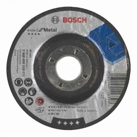 სახეხი დისკი ამოზნექილი ლითონისთვის Bosch Expert for Metal 115x6x22.23 მმ ხელსაწყოები, ინსტრუმენტების მასალები body{margin:0;padding:8px;overflow:auto;width:100%;height:100%;} p{line-height:1. სახეხი დისკი ამოზნექილი ლითონისთვის Bosch Expert for Metal 115x6x22.23 მმ